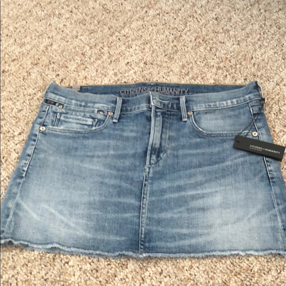Citizens of Humanity Daria denim mini skirt